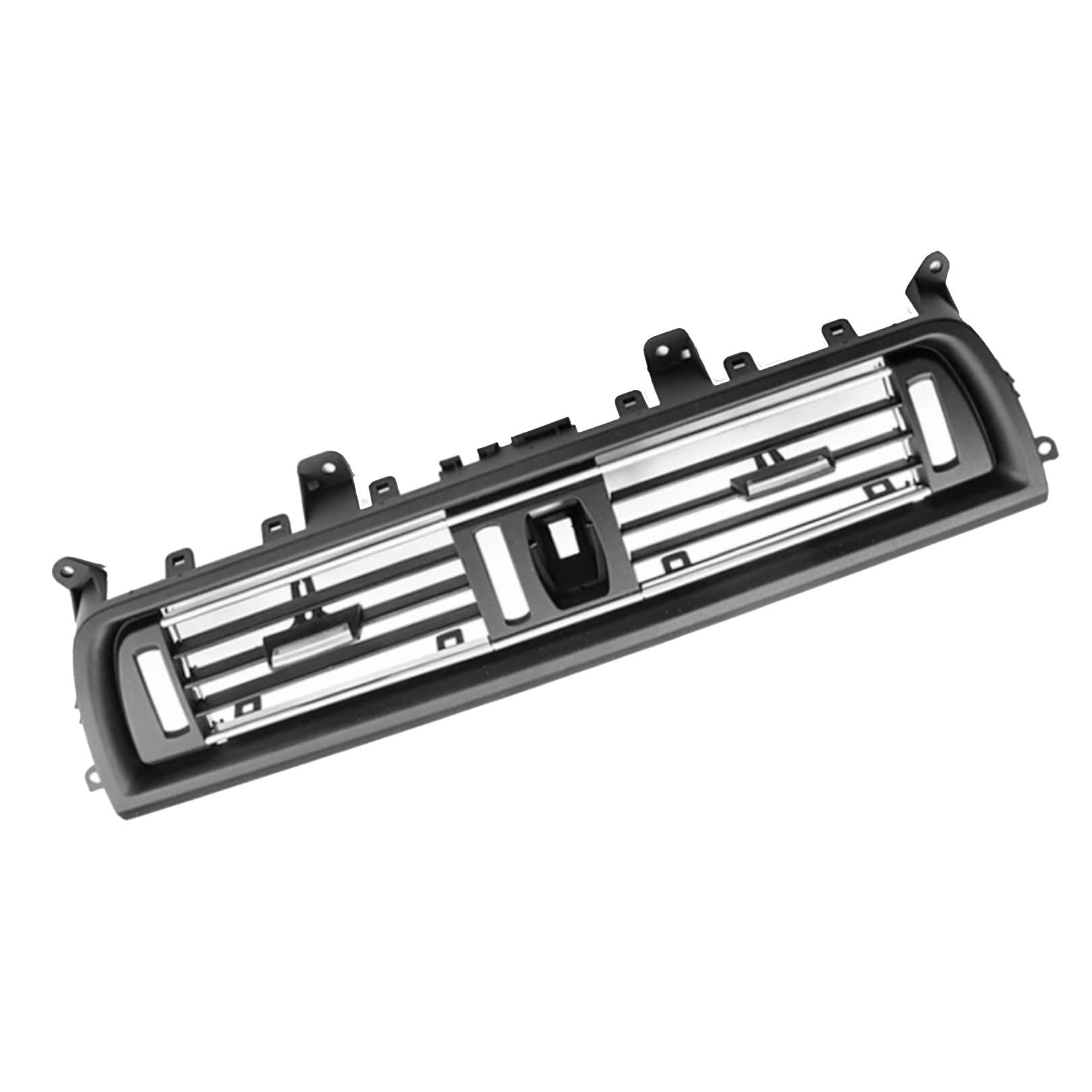 Lüftungsgitter Vorne Kompatibel Mit 5 Series Für F10 F18 528i 525d 530d 530i 2010–2015 2016 Auto Armaturenbrett AC Entlüftungsgitter Lüftungsgitter OEM:64229166884 64229166136(With Chrome,Central)