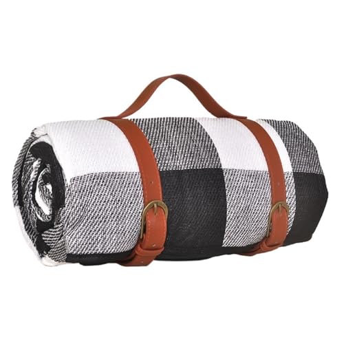 BFVAKBKYT Picknick-Reisedecke,Strand-Decke, Regenfeste Picknickmatte for den Außenbereich, Camping-Strandmatte, bunt, kariert, gestreift, rechteckige Schlafdecke, Wohnzimmerteppich(Style 6,200x200cm)