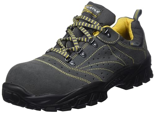 COFRA Sicherheitshalbschuh New Tigri S1P SRC Gr.47, Arbeitsschuhe und Sicherheitsschuhe Grau / Schwarz, Arbeitsschutzschuhe