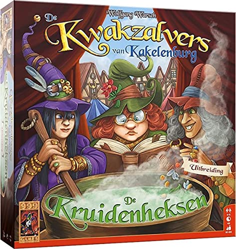 999 Games - Die Kwakzalvers von Kakelenburg: Die Kruidenhexen Brettspiel - ab 10 Jahren - Eines der besten Spiele des Jahres 2019 - Wolfgang Warsch - für 2 bis 5 Spieler - 999-KWA02