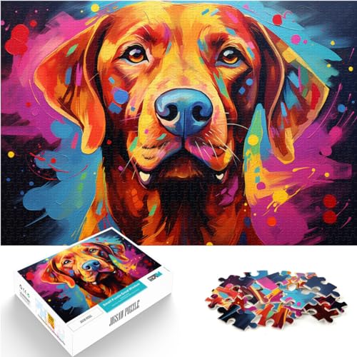 Puzzle | Puzzles, farbenfrohes Kunst-Hunde-Puzzle, 1000 Teile, jedes Teil ist einzigartig – anspruchsvolles, unterhaltsames Spiel für die ganze Familie, 1000 Teile (50 x 75 cm)