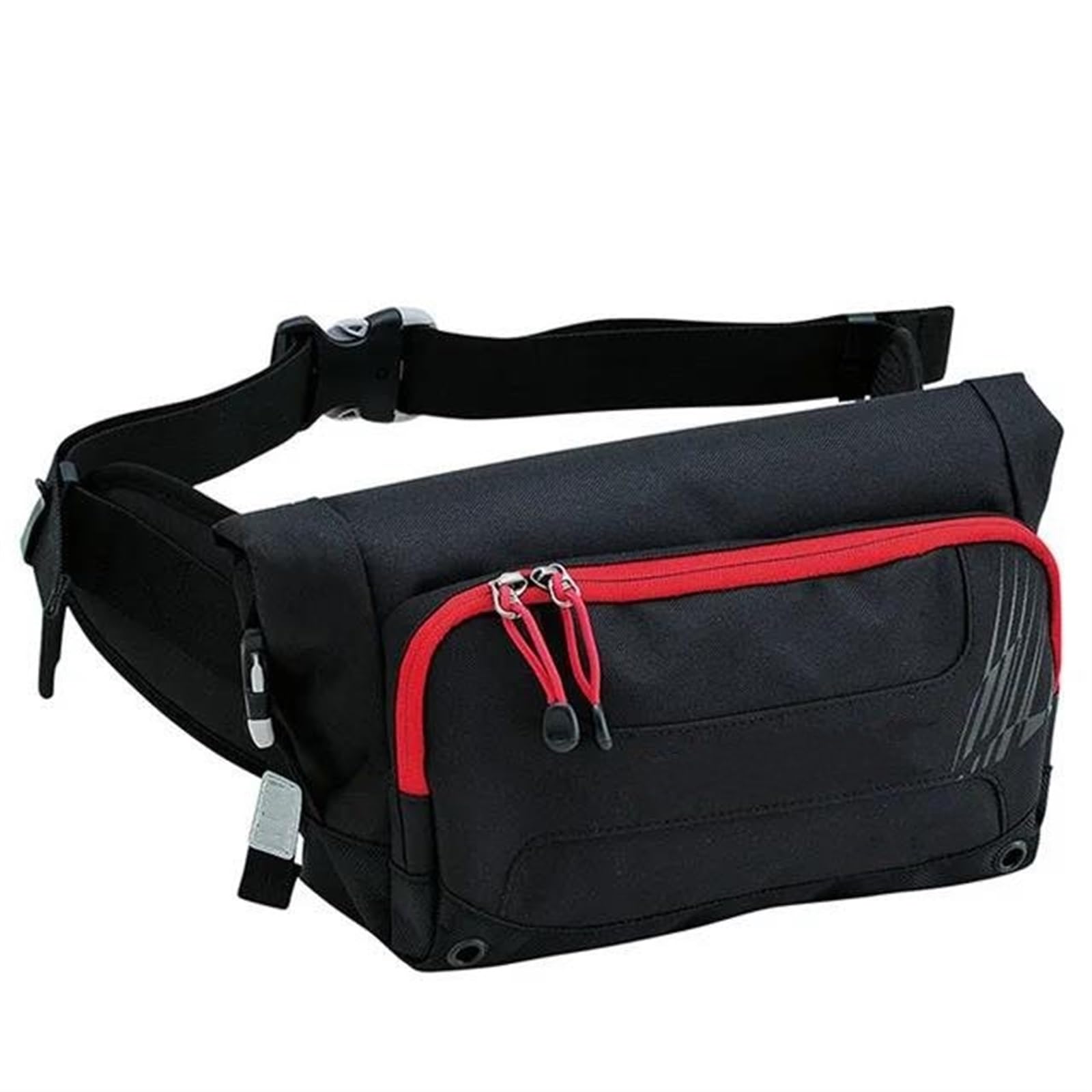 Motorbike Rear Rocker Bag wasserdichte Oxford Taille Drop Bein Tasche Oberschenkel Hüfte Bum Gürtel Taille Tasche Casual Schulter Tasche Motorrad Fahrt Outdoor Motorcycle Side Bag (Color : Red)