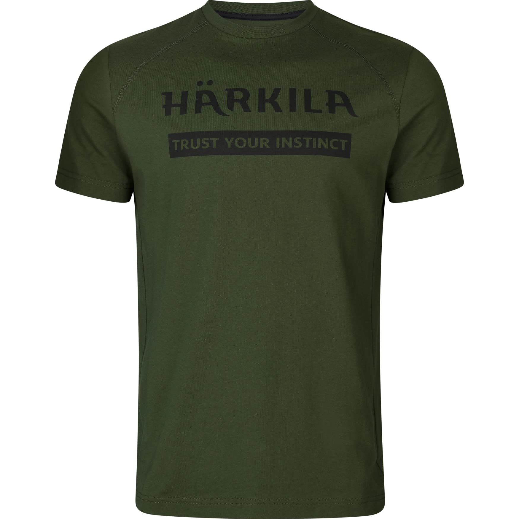 Härkila Logo T-Shirt 2-Pack | Professionelle Jagd Kleidung & Jagd Zubehör für Herren & Damen | Skandinavische Qualität Made to Last | Duffel Green/Phantom, L