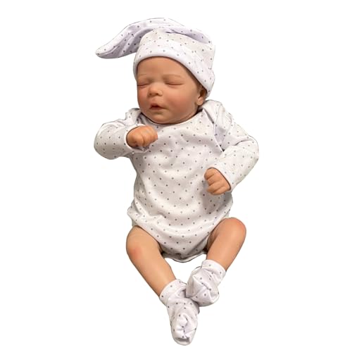 Mllepjdh 43 cm Realistisches Schlafendes Spielzeug Handbemalte Reborns Pädagogische Reborns Boutique Collection Kinderbevorzugung