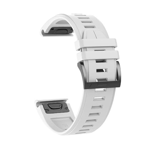 NEYENS 26 22 mm Silikon-Schnellverschluss-Uhrenarmband für Garmin Fenix 7X 7 6 6X Pro 5 5X Plus 3 HR Mk1 Easyfit Armband, 26mm Fenix 7X, Achat