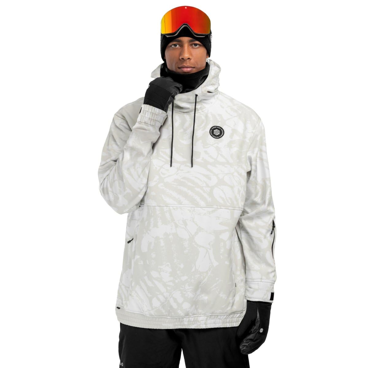 SIROKO - Snowboardjacke W1 Tremblant - M - Weiß/Perlgrau