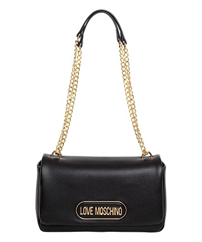 Love Moschino Damen Jc4401pp0fkp000 Umhängetasche, Schwarz, Einheitsgröße