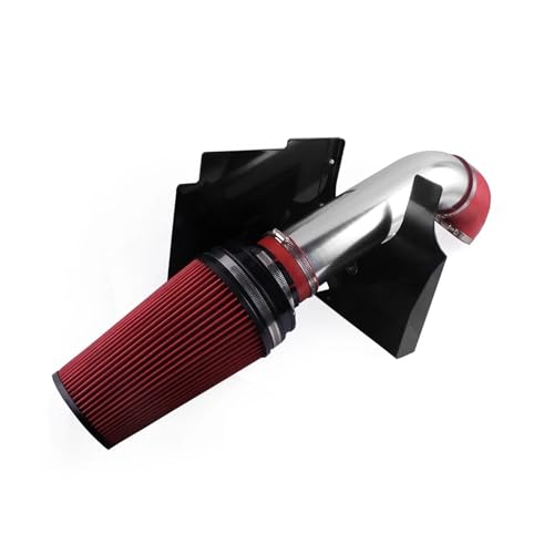 Induktion Schlauch Kit Für GMC Für Sierra Für Yukon Für Denali XL 1500 2500 3500 1999-2006 4 "Cold Air Intake System Mit Hitzeschild 4 Zoll Air Fitler Kit Auto Luftansaug(A Red)