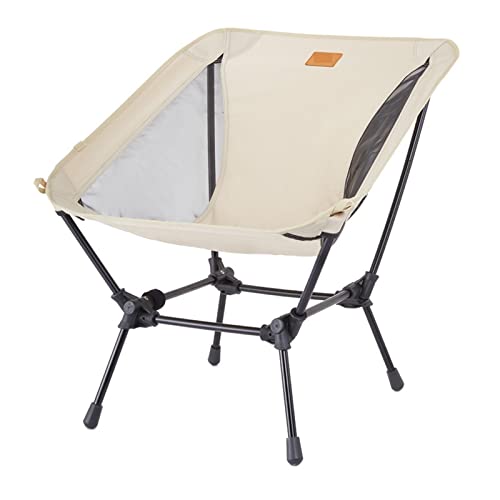 QYZUJIKL Campingstuhl Moon Chair Höhenverstellbarer Klappstuhl Ultraleichter Outdoor-Picknickstuhl Wandercampingstuhl