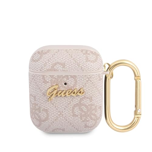 Silikonschicht Traseira Guess Guapsggeh Airpods Pro Cover Weiß/Branco Glitter