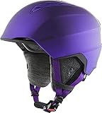 ALPINA GRAND LAVALAN - Nachhaltiger, Sicherer und Indiv. Anpassbarer Skihelm Mit Schafswolle Innenfutter Für Erwachsene, dark-violet matt, 54-57 cm