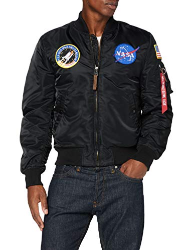 Alpha Industries MA-1 VF NASA Jacke Schwarz S