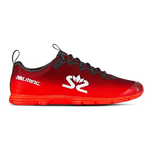 Salming Damen Race 7 Laufschuhe Wettkampfschuh Dunkelgrau - Rot 42