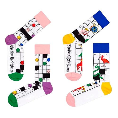 Happy Socks 2-PACK CROSSWORD GIFT SET Kreuzworträtsel 41-46