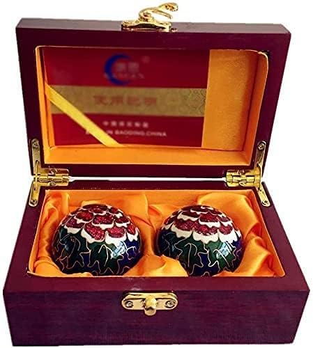 chinesische klangkugeln chinesische klangkugeln klein Chinesischer Fitnessball Feng Shui Massage Fitness Handübung Gesundheitsballklangkugeln(Color:a)