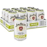 Jim Beam Lime Splash Bourbon Whiskey-Mix Dose, EINWEG (12 x 0.33 l)