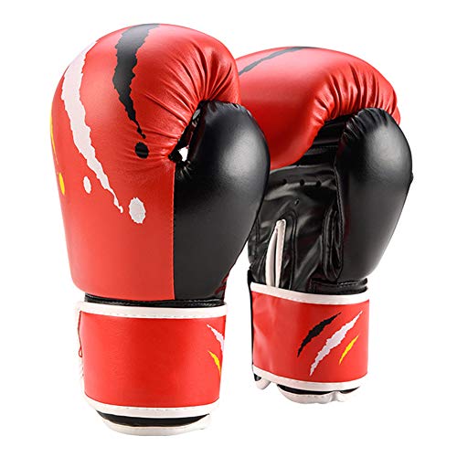 Boxhandschuhe Männer Boxhandschuhe Kickboxhandschuhe Sparringhandschuhe Boxhandschuhe für Kampfkünste Junior Boxhandschuhe Schlaghandschuhe red,Adult