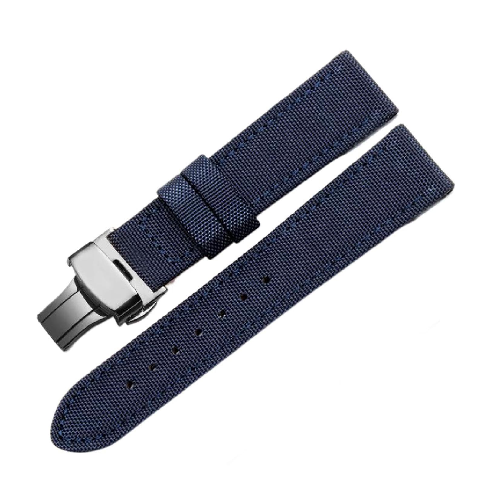 SpaRcz Canvas-Uhrenarmband für Herren, 18-24mm, Farbe 11, 19mm