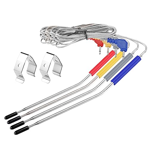 Pack Verbesserte Ersatzsonde Thermometer. Präzise Schnelle Fleischtemperatursonde Sondenclip