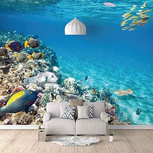 Blauer Marlin 3D Tapeten Wanddekoration Fototapete Sofas Wohnzimmer Wandbild Schlafzimmer-250cm×170cm