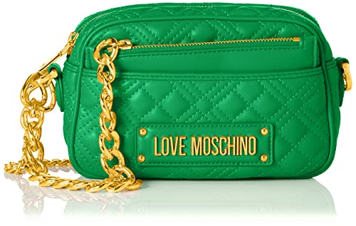 Love Moschino, Umhängetasche Quilted Bag Pocket 4017 in mittelgrün, Umhängetaschen für Damen