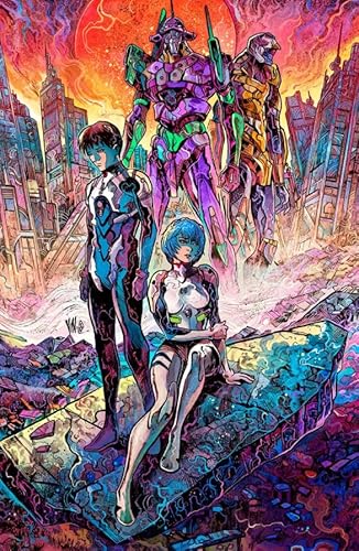 HfmQuisutron Jigsaw Puzzle 1000 Teile Classic Mecha Animation Charakter Ayanami Rei Poster Holz Bunt Für Erwachsene Spiele Lernspielzeug Kz88Qy