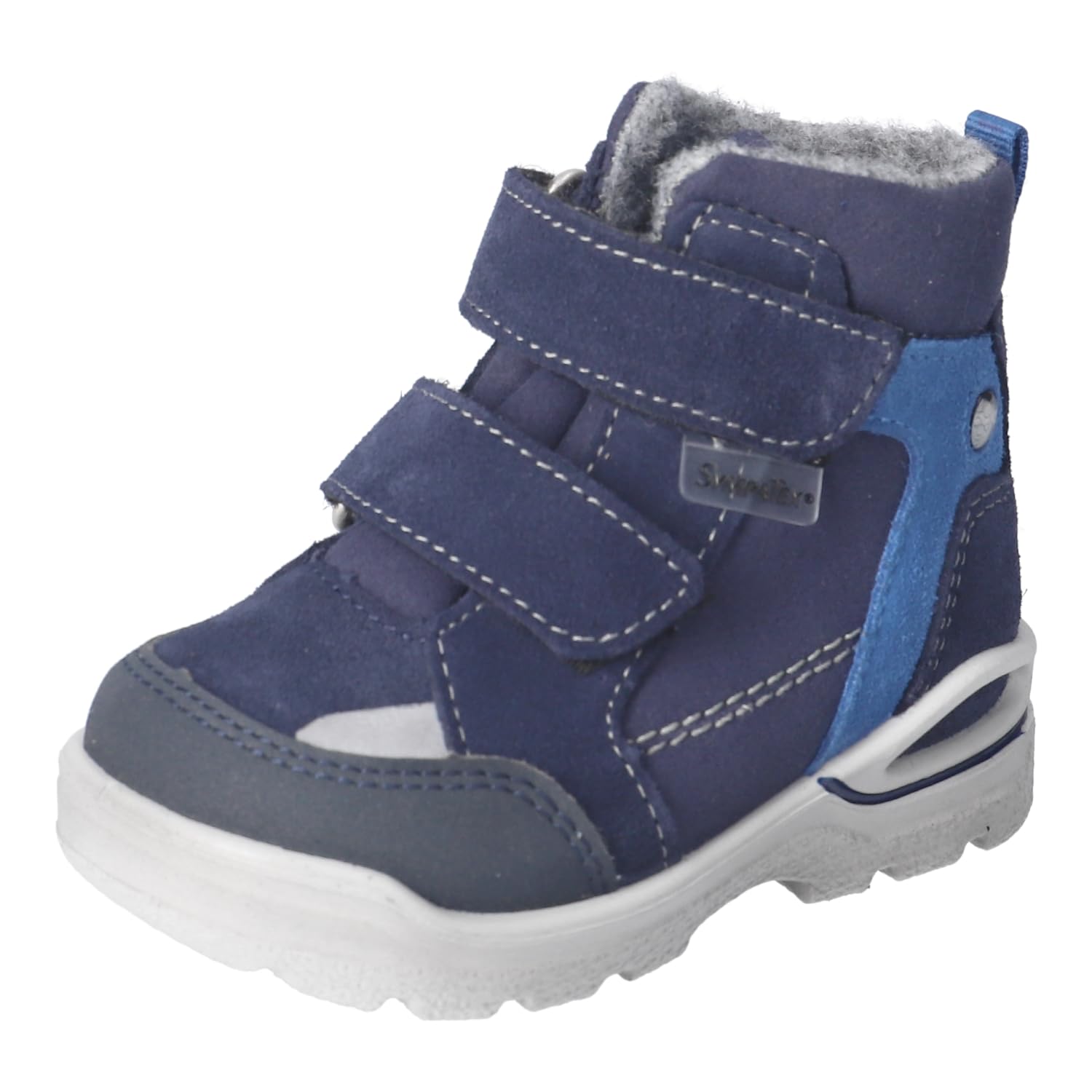 RICOSTA Jungen Winterstiefel Janne, Kinder Lauflernschuhe, Weite: Mittel, lose Einlage, Sympatex, warm, gefüttert, wasserdicht, Nautic (170), 27 EU