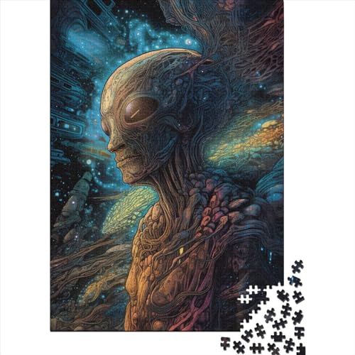 1000 Teile für Erwachsene, schwieriges PuzzleAlien für Erwachsene, 1000 Teile Puzzlespiel, Spielzeug für Erwachsene, Familienpuzzle, Geschenk (Größe 75x50cm)