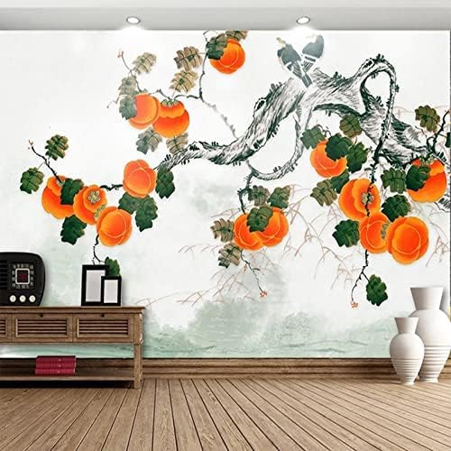 Handgemalter Orangenfruchtbaum 3D Tapeten Wanddekoration Fototapete Sofas Wohnzimmer Wandbild Schlafzimmer-250cm×170cm