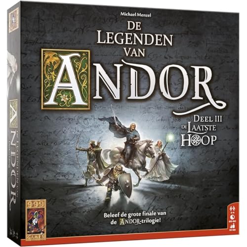 999 Games - Die Legenden von Andor: Das letzte Hoop Brettspiel - ab 10 Jahren - Eines der besten Spiele des Jahres 2016 - Michael Menzel - für 2 bis 4 Spieler - 999-LVA06