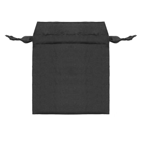 Blackout Schlafmasken, Seide Augenmaske Seide Schlaf Augenmaske gepolstert Schatten Augenabdeckung Patch Schlafen(Black Bag Only)