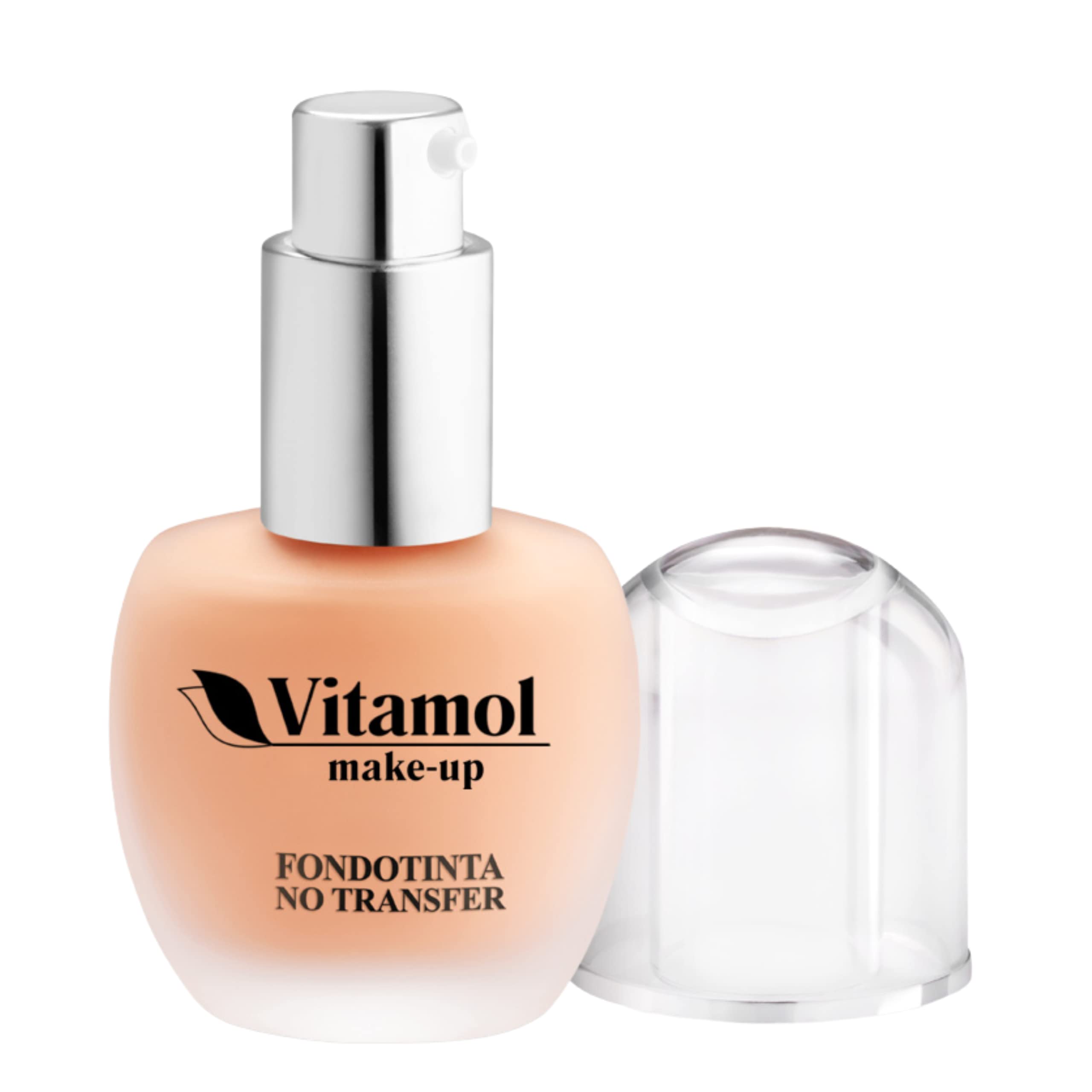 Vitamol Make-up Langanhaltende flüssige Grundierung für das Gesicht ohne Abfärben – 30 ml (Bronze)