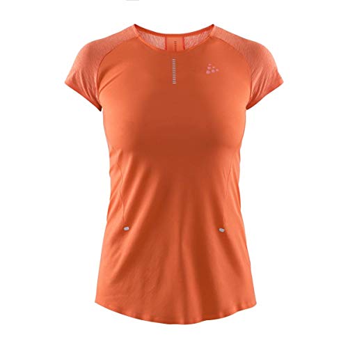 Craft Damen Nanoweight T-Shirt-Orange, Silber, XS