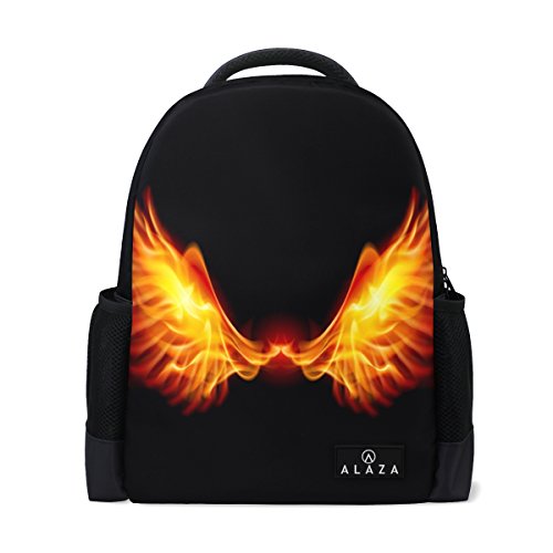 My Daily Fire Flame Flügel Rucksack 35,6 cm Laptop Daypack Schultasche für Reisen College Schule