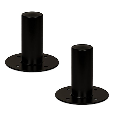 GOLDWOOD Lautsprecherständer Top Hat 2 Lautsprecher Schrank Pole Mount schwarz (TH45)