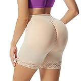 Damen Po Push Up Unterhose - Shapewear Hip Enhancer Damen Body Shaper Butt Lifter Panties Seamless Push Up Panties Fake Big Ass Booty Hip Shapewear,Apricot,L