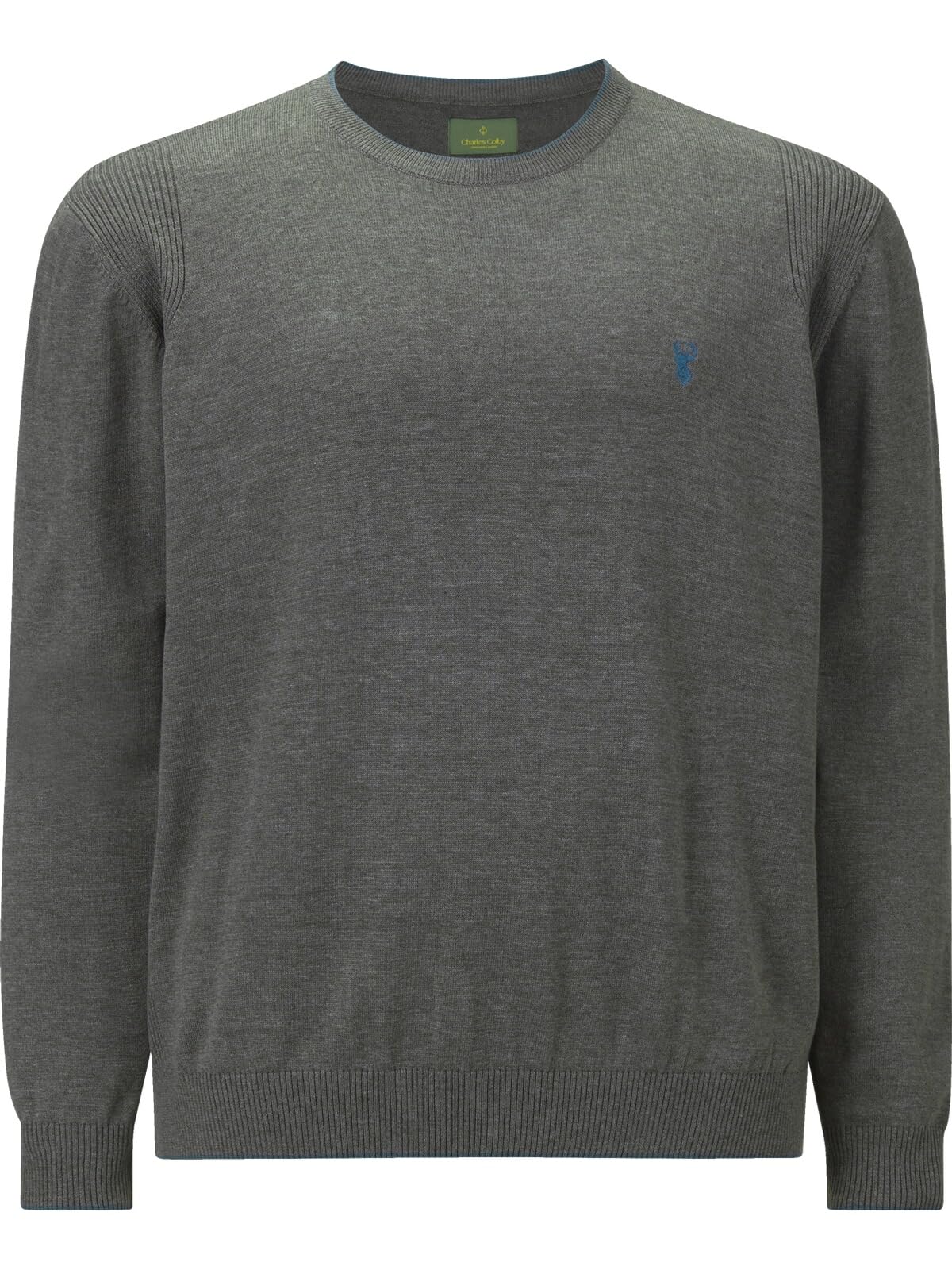 Charles Colby Herren Pullover Earl Archie grau XL - 56/58