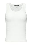 QS Damen 2147343 Feinstrick Top, WHITE 0200, XS