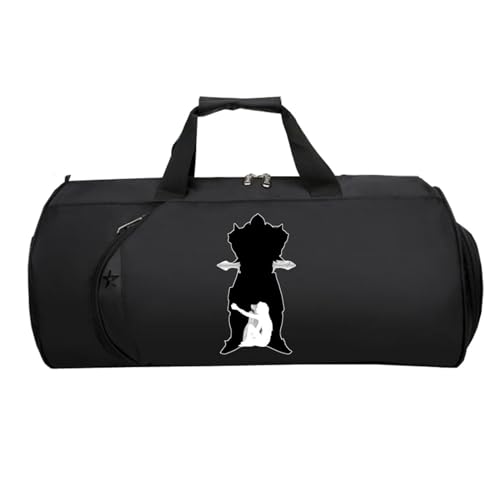 Fullmet-al Alchemi-st Kleine Reisetasche Damen, Reisetasche Tasche für Flugzeug Unter Sitzplatz, Reisetasche Weekendertasche füR Damen Herren Flugzeug(Black 9)