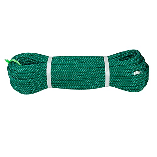 Outdoor Seil Dunkelgrün 8.7mm Kletterseil Hochfeste Sicherheitsseile Statisches Seil Outdoor Rettungsseil Festmacherleine Allzweckseil Für Wandern Bergsteigen Outdoor Camping（10M-100M）(Size:10M)