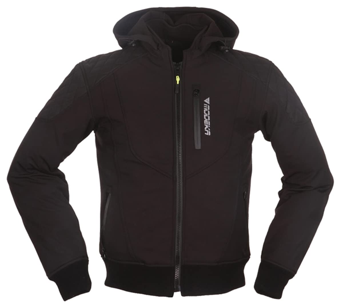 Modeka Clarke Motorrad Textiljacke (Black,5XL)