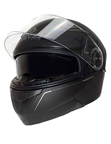 ON BOARD LEVEL HELMENTS Klapphelm LEVEL LUP1, UNISEX S, schwarz matt