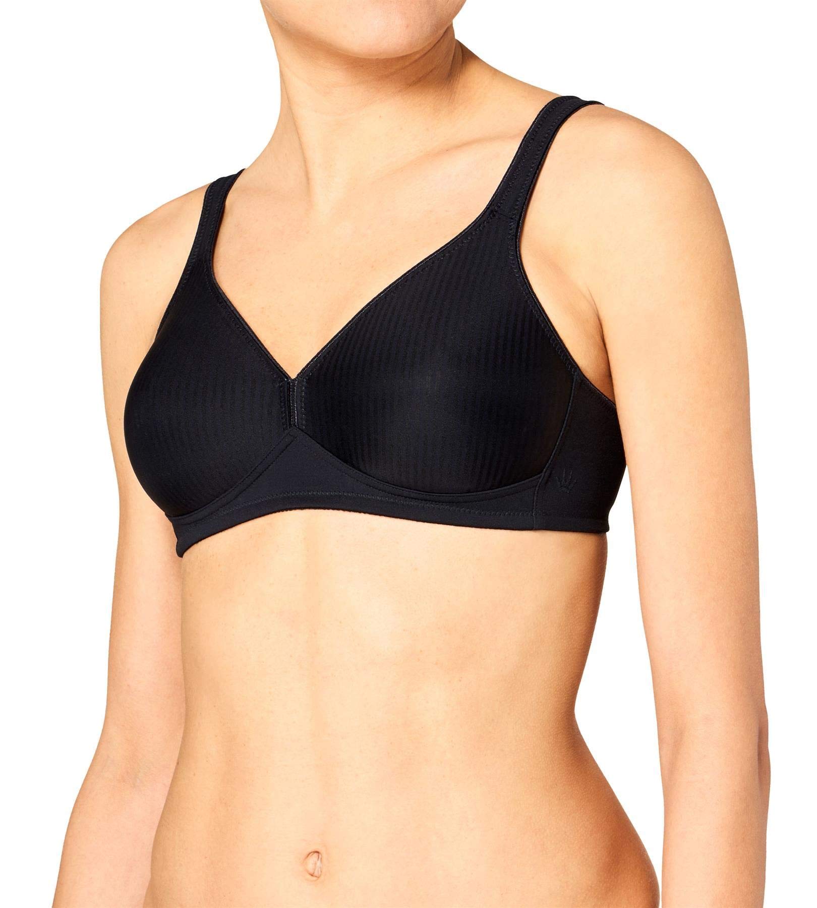 Triumph Damen Modern Soft+Cotton N Wireless Bra, SCHWARZ, 105B