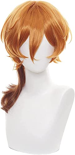 LINLINCD-Wig Anime Cosplay Chuya Nakahara Chuuya peruka Cosplay Anime Bungo Stray Dogs Heat Rollenspiel Perücken