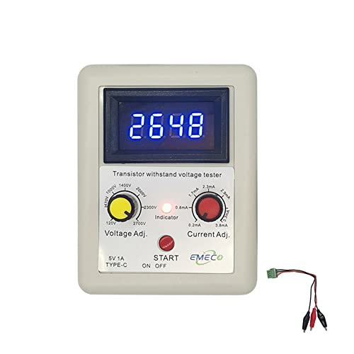 Pyatofy 110V-2600V IGBT-SpannungsfäHigkeitstester Diode MOS Triode Digitalvoltmeter Tester Tragbarer Stehspannungstester A