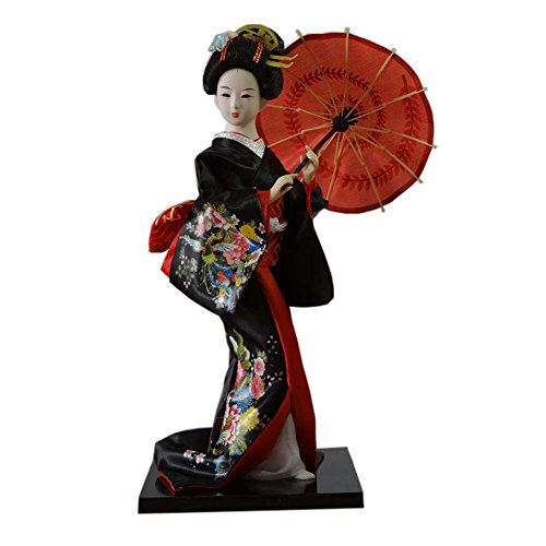 Fancy Pumpkin Japanische Puppen Geisha Mädchen Geiko Kimono Puppe Home Dekoration Kunst Sammlung, D-16