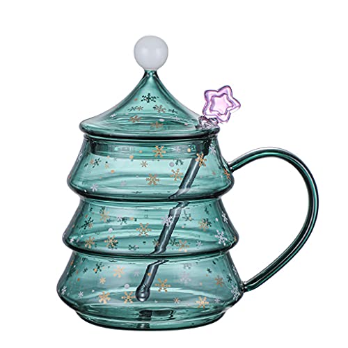 Ml Weihnachtsbaum Tasse Kaffeetasse Löffel Trinkglas Tag Neujahr