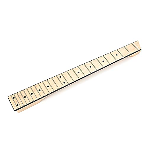 25 Bünde Ahornholz E-Gitarre Hals Griffbrett Griff E-Gitarre Headless Bridge Hals Musikinstrument Teile Ahorn Griffbrett Hals 25 Bünde Gitarrenhals Gitarrenhals Ersatz Headless Neck