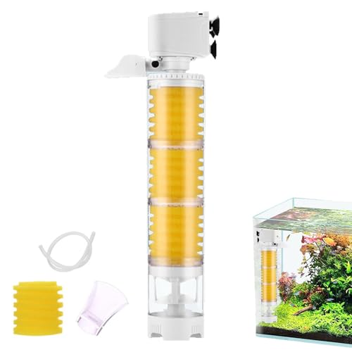 Aquarium-Sauerstofffilter – Tank-Vakuumreiniger, Schwammwasserfilter | Fischtank-Wasserreiniger, Aquarium-Filterpumpe, Tankwasserreiniger, Aquariumfilter Mit Schwamm, Wassersauerstoffsystem, Fischtank