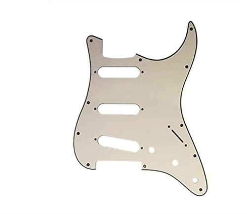 Geladenes Gitarren-Pickguard Guitar Alnico 5 Pickups WVS. Einzelne Spule Pickups Guitar Pickguard Verdrahtung geeignet für Str-Gitarre (Color : 10)